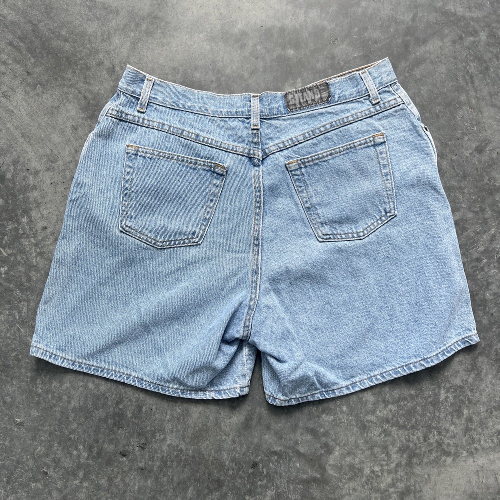 Vtg Gitano Denim Shorts Jorts Ladies Sz 18 Blue High Rise Retro 90s Y2K SKU 63